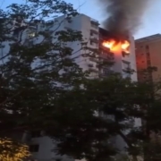 Incendio en via Argentina